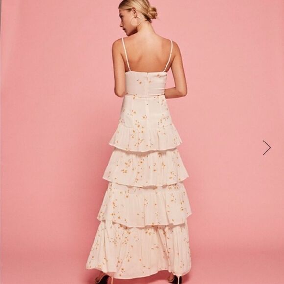 NWT Reformation Foxglove Maxi Dress in Opium Size 12 - Picture 5 of 16